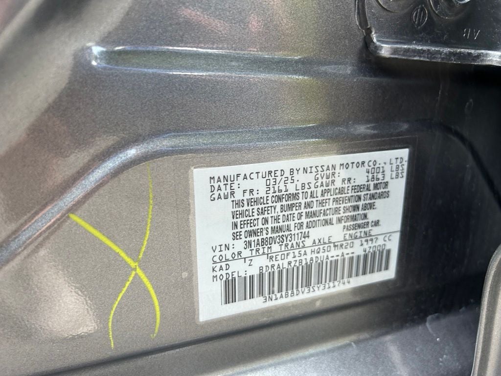 2025 Nissan Sentra SR