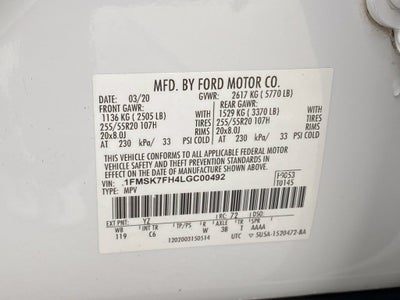 2020 Ford Explorer Limited