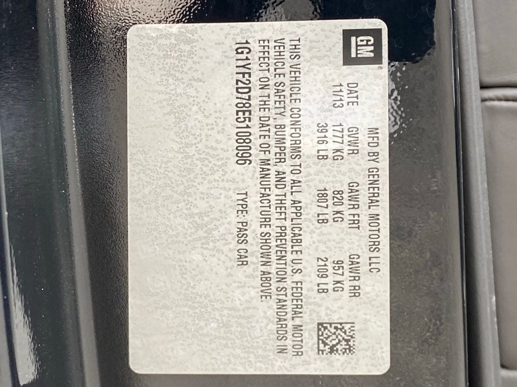 2014 Chevrolet Corvette Stingray 3LT CAM, EXHAUST, HEADERS