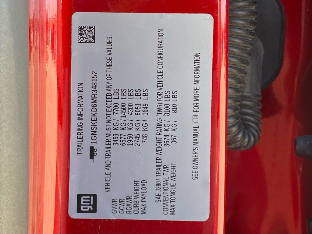 2021 Chevrolet Suburban RST DVD