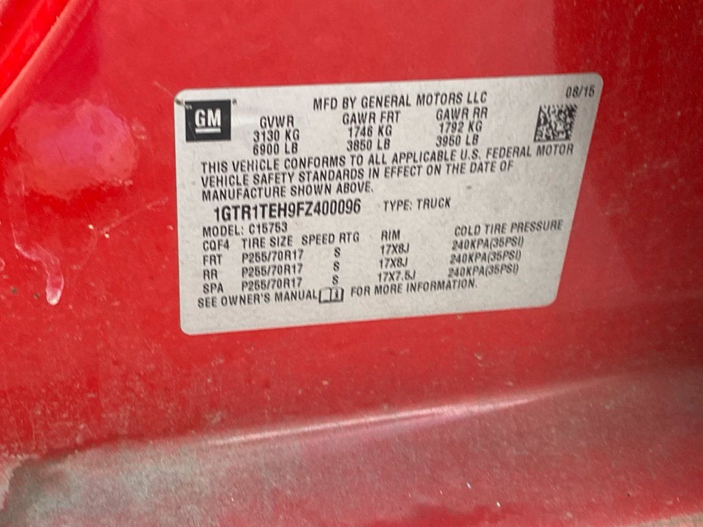 2015 GMC Sierra 1500 Base