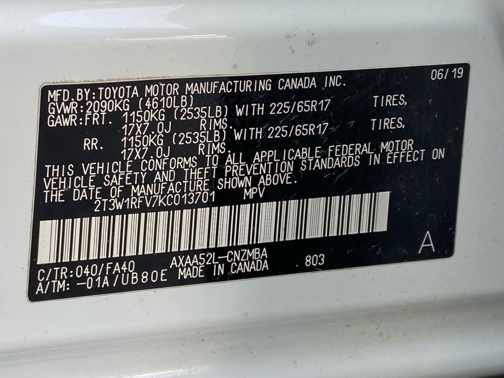 2019 Toyota RAV4 XLE