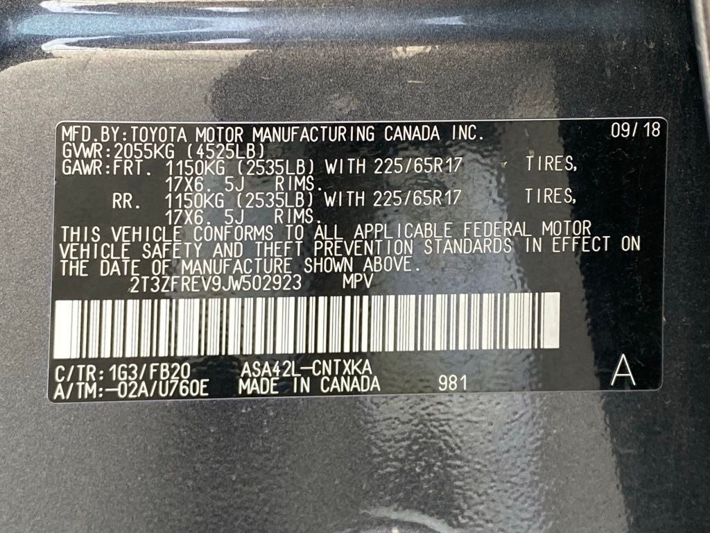 2018 Toyota RAV4 LE