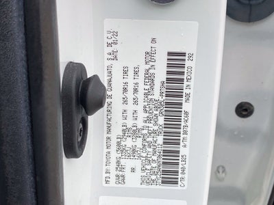 2022 Toyota Tacoma TRD Pro V6