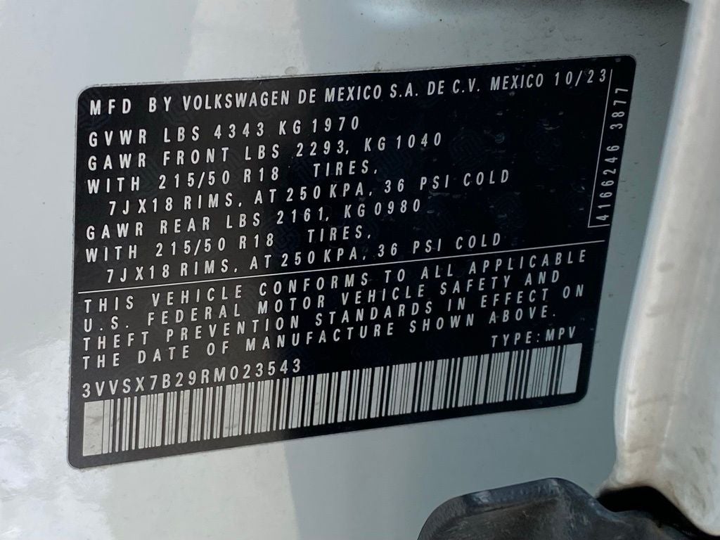 2024 Volkswagen Taos 1.5T SE