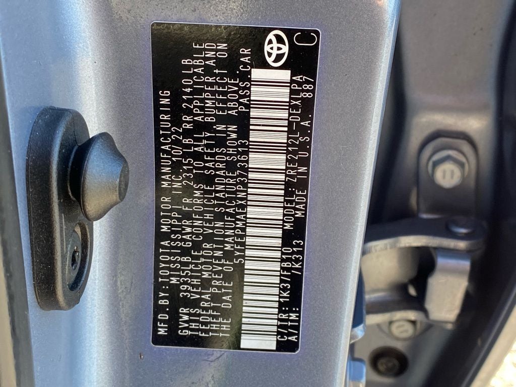 2022 Toyota Corolla LE