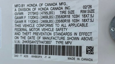 2026 Honda CR-V EX-L