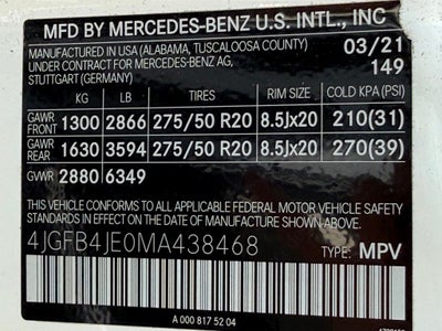 2021 Mercedes-Benz GLE GLE 350