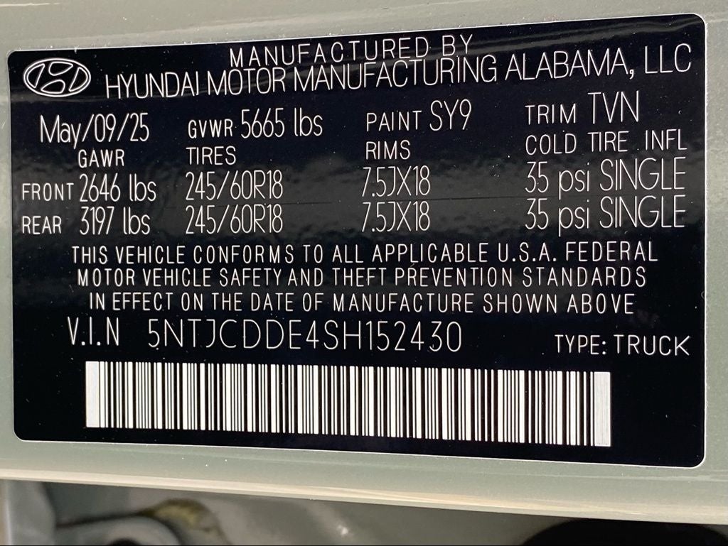 2025 Hyundai Santa Cruz SEL