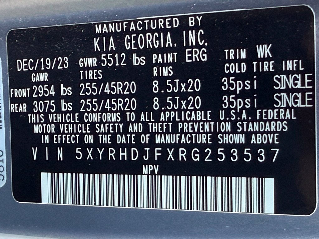 2024 Kia Sorento X-Line EX