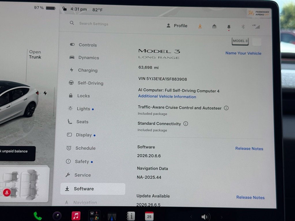 2025 Tesla Model 3 Long Range - CARFAX ONE OWNER