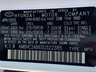 2025 Hyundai Kona SEL Convenience
