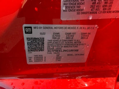 2022 GMC Sierra 1500 Limited AT4