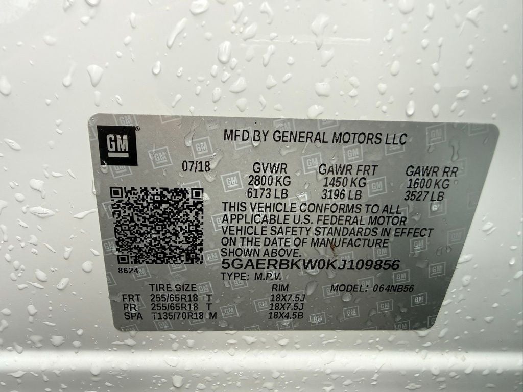 2019 Buick Enclave Essence Moonroof Package