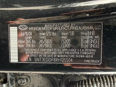 2024 Hyundai Santa Cruz Limited