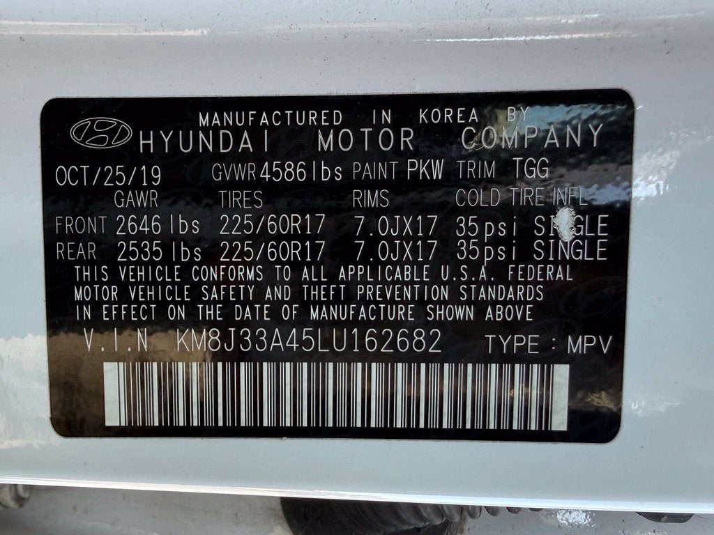 2020 Hyundai Tucson Value