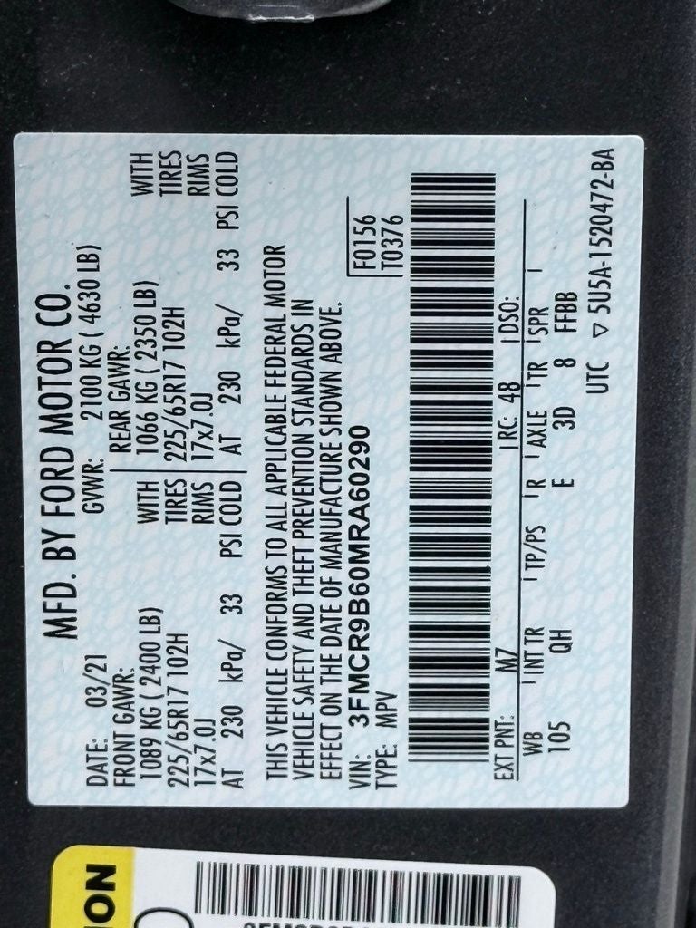 2021 Ford Bronco Sport Big Bend