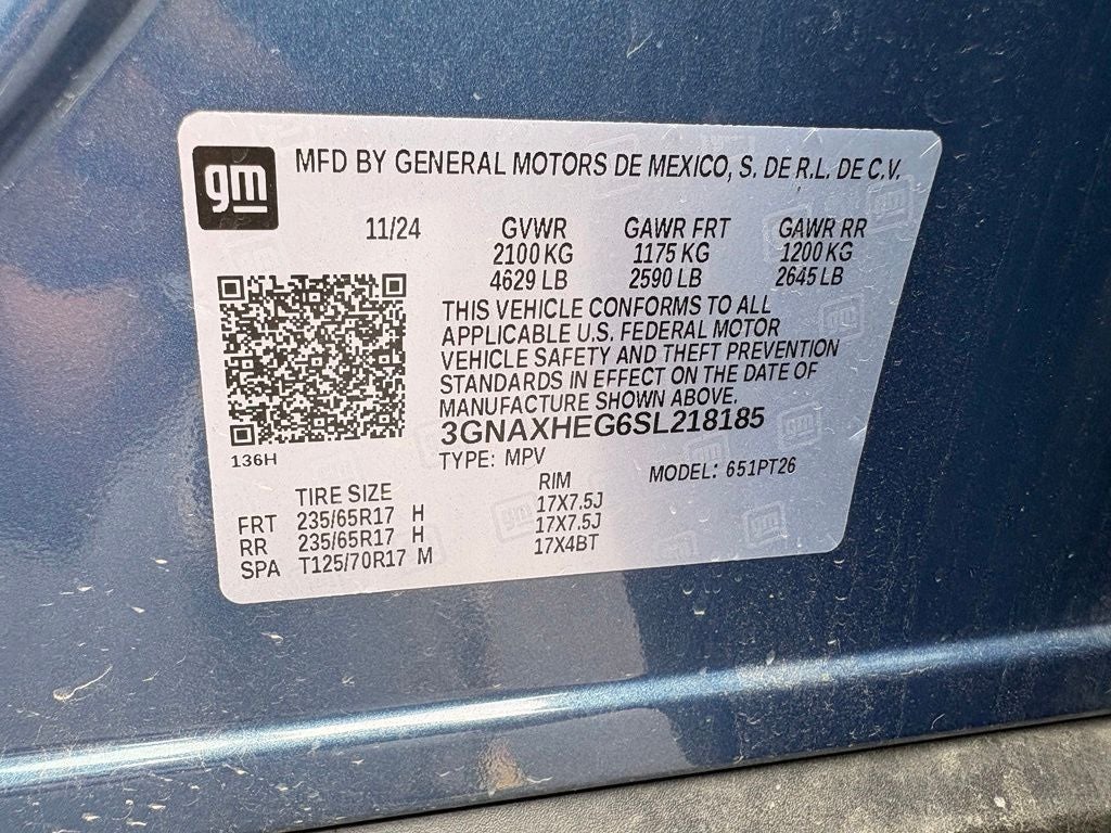 2025 Chevrolet Equinox LT