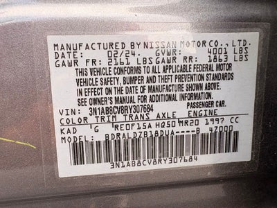 2024 Nissan Sentra SV