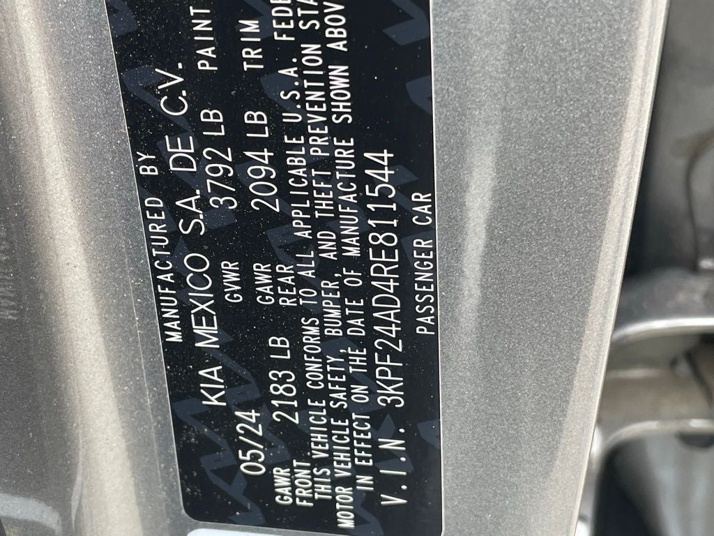 2024 Kia Forte LXS