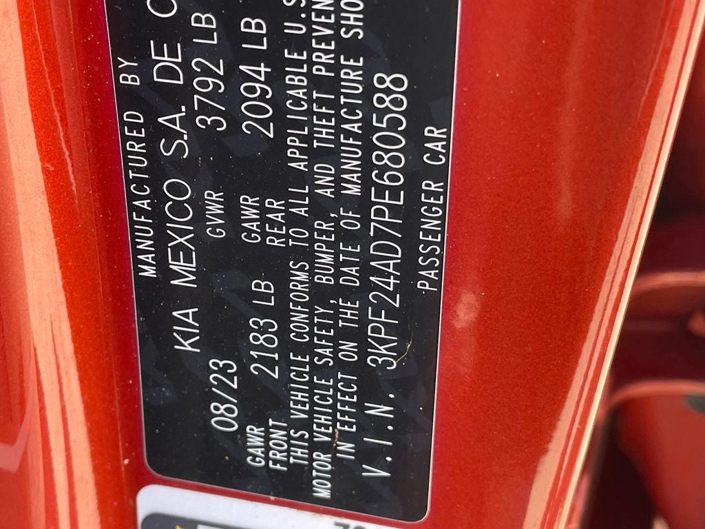 2023 Kia Forte LXS