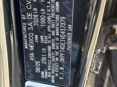 2027 Kia K4 LXS