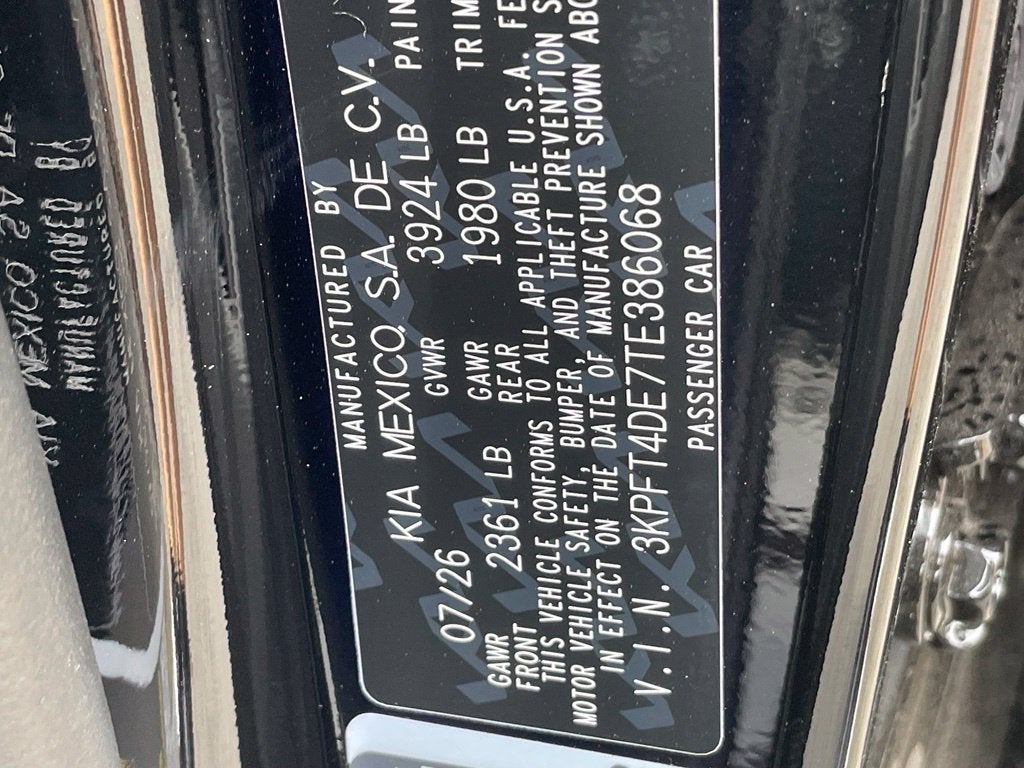 2026 Kia K4 LXS