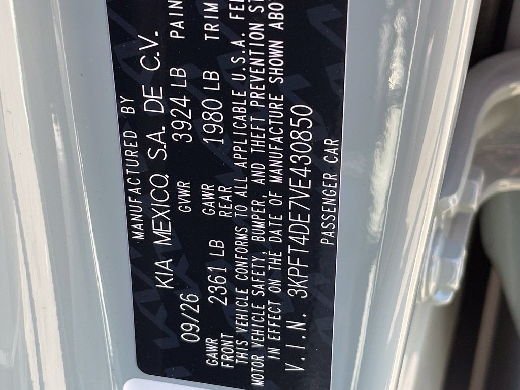 2027 Kia K4 LXS