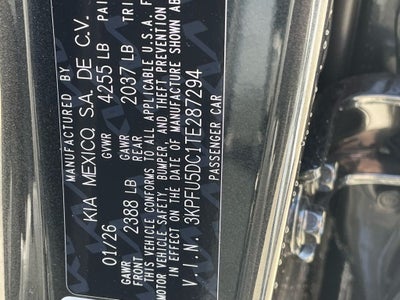 2026 Kia K4 GT-Line Turbo