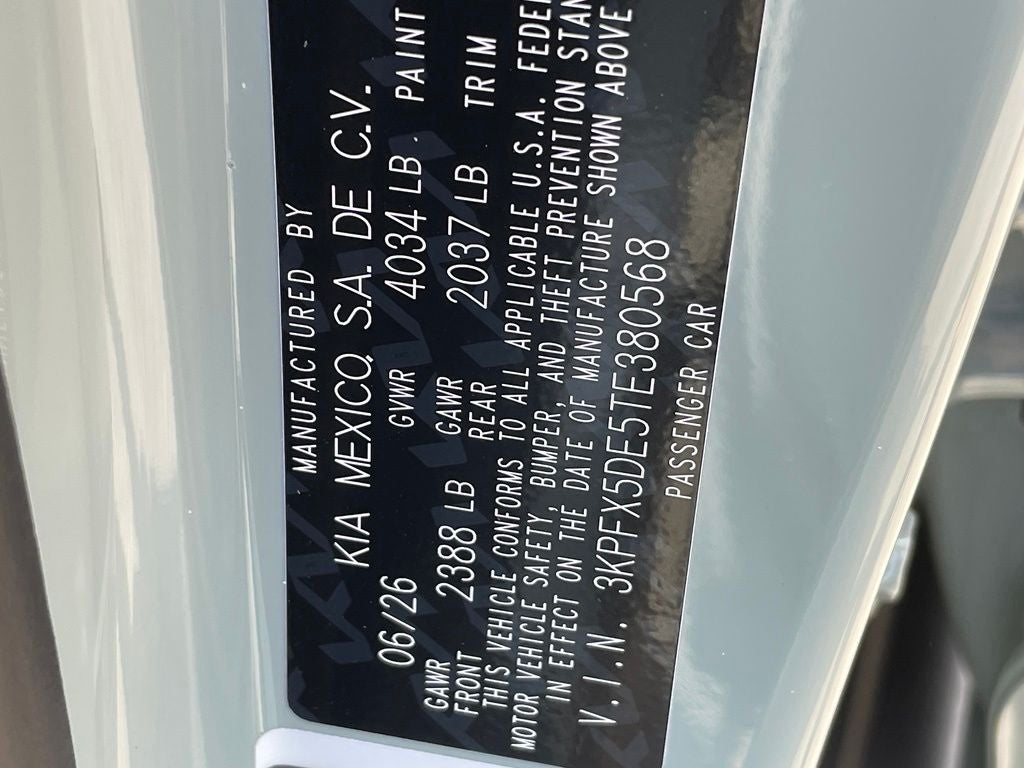 2026 Kia K4 EX