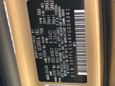 2027 Kia Telluride Hybrid X-Line SX Prestige