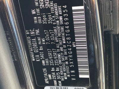 2026 Kia Sorento LX