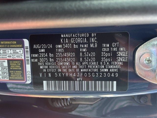 2025 Kia Sorento EX
