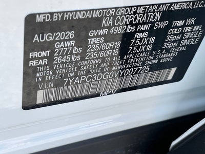 2027 Kia Sportage Hybrid EX
