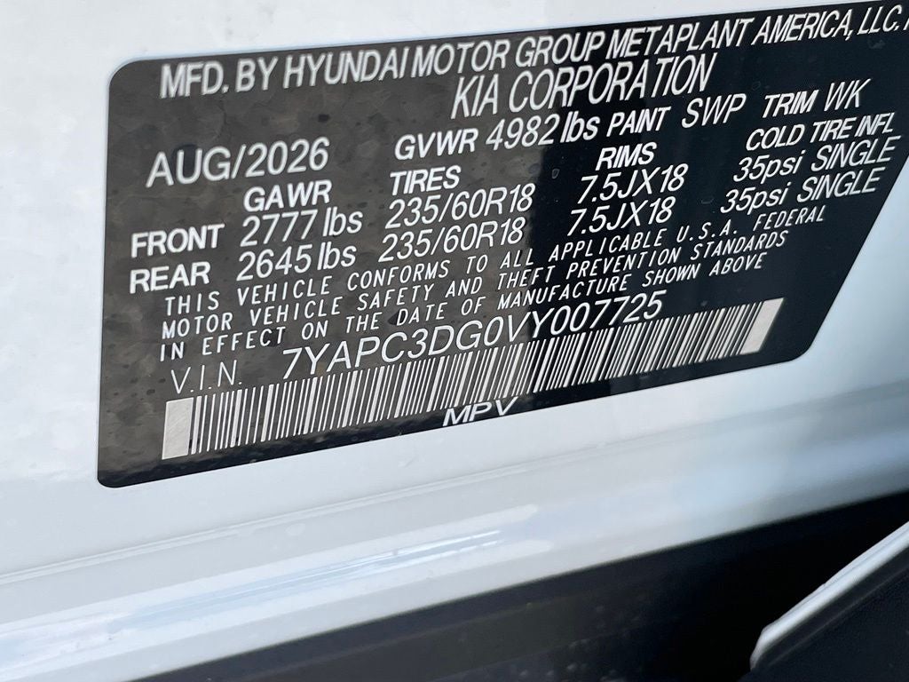 2027 Kia Sportage Hybrid EX
