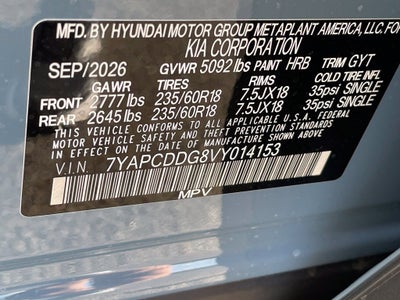 2027 Kia Sportage Hybrid EX