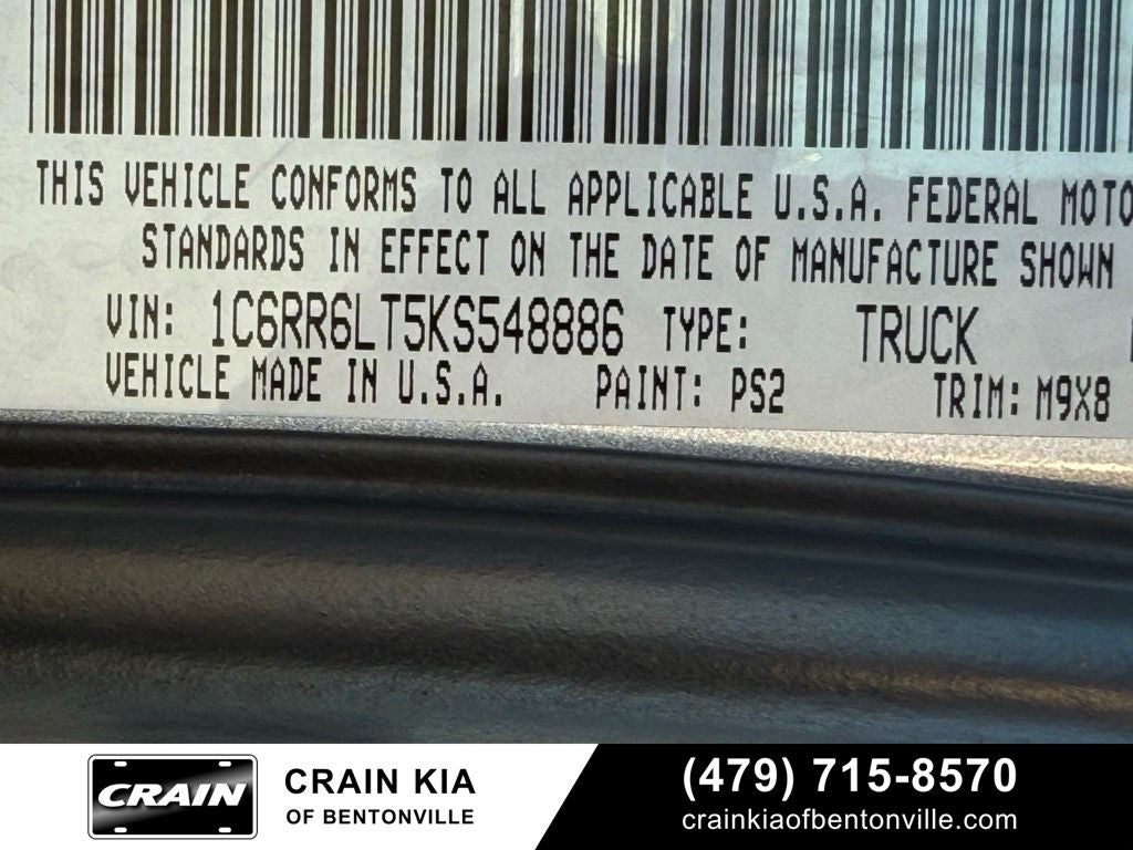 2019 RAM 1500 Classic Big Horn - CLEAN CARFAX