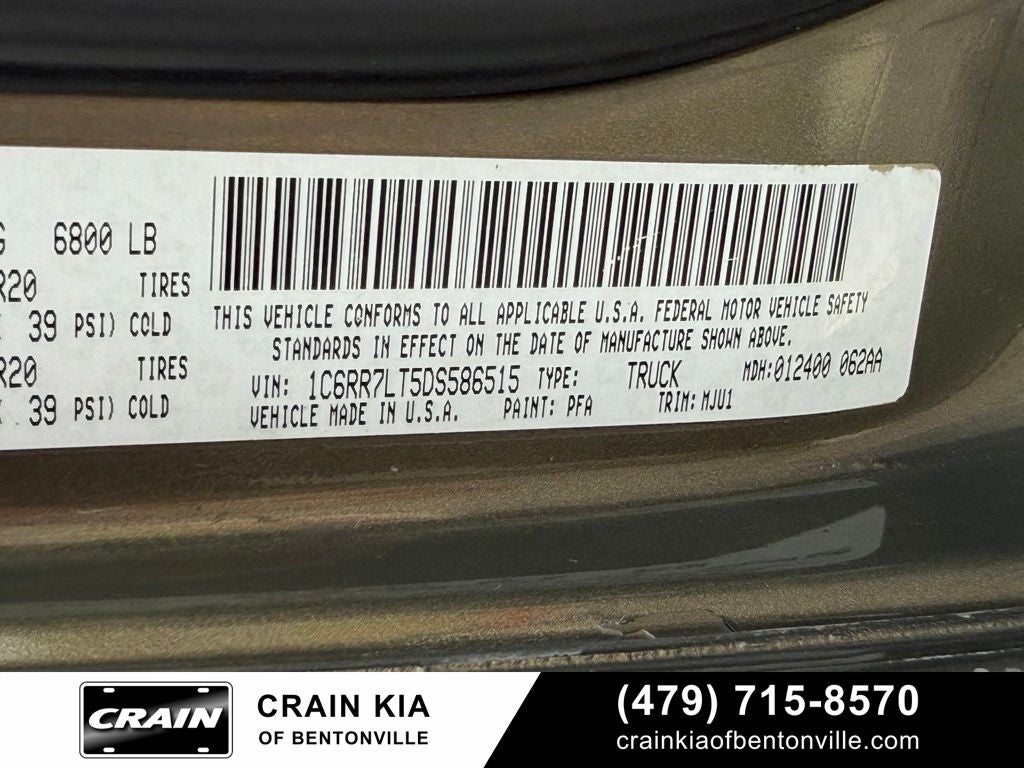 2013 RAM 1500 Big Horn - 4WD