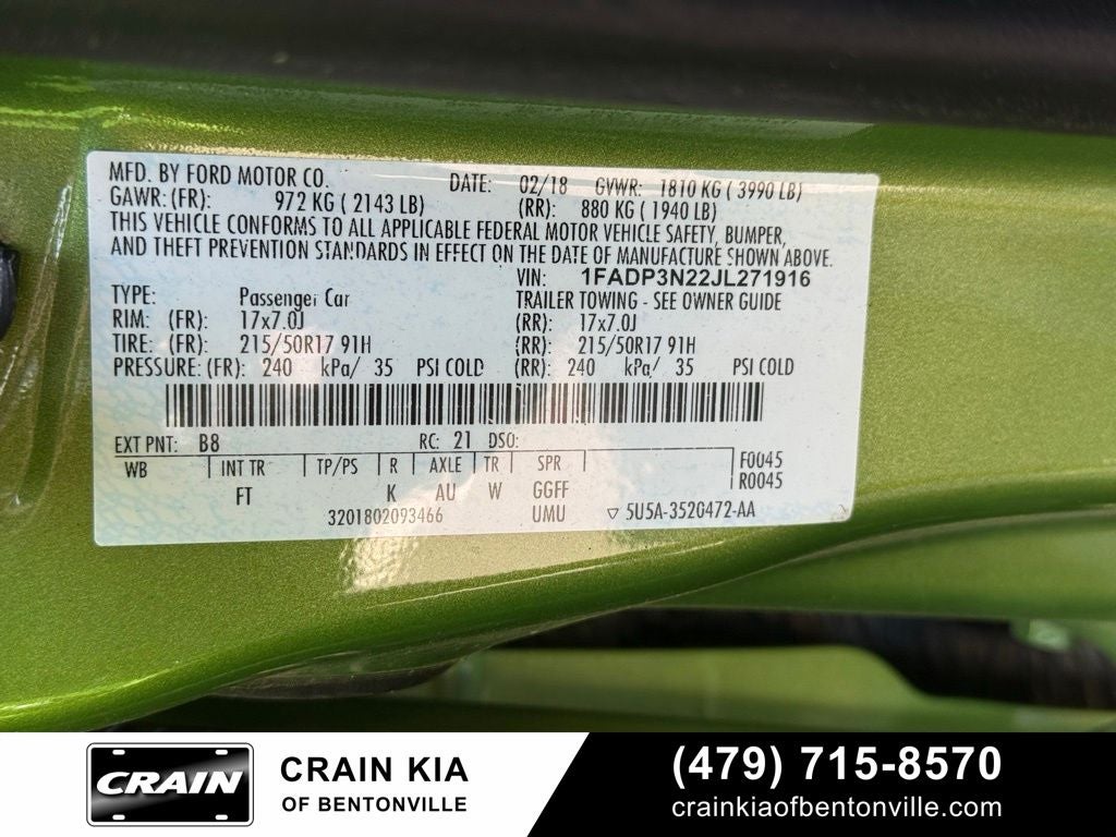 2018 Ford Focus Titanium - SUNROOF / CLEAN CARFAX / LOW MILES!