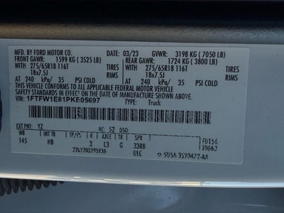 2023 Ford F-150 Lariat - 4WD / CLEAN CARFAX / ONE OWNER