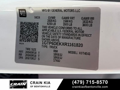 2024 GMC Canyon AT4 - 4WD / CLEAN CARFAX / ONE OWNER