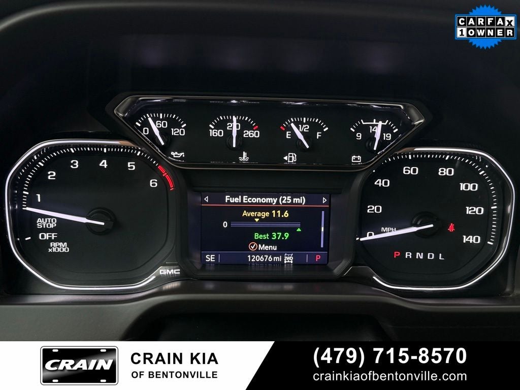 2021 GMC Sierra 1500 SLT - 4WD / CARFAX ONE OWNER