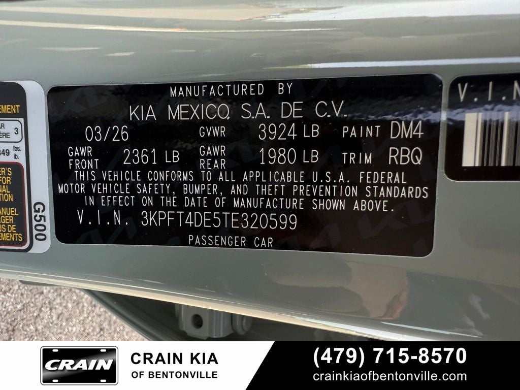 2026 Kia K4 LXS