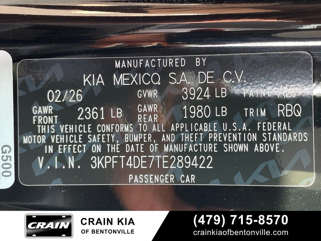 2026 Kia K4 LXS