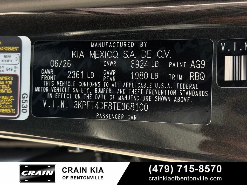 2026 Kia K4 LX