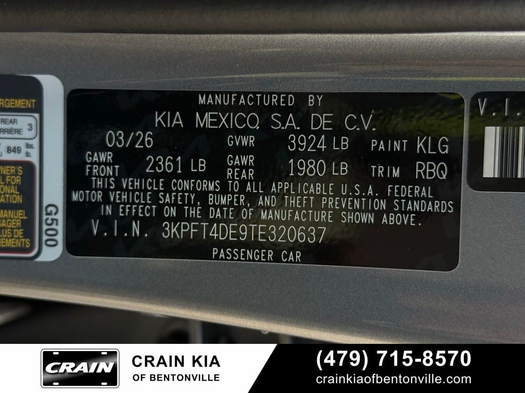 2026 Kia K4 LXS
