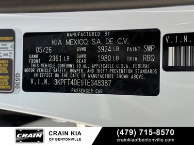 2026 Kia K4 LX