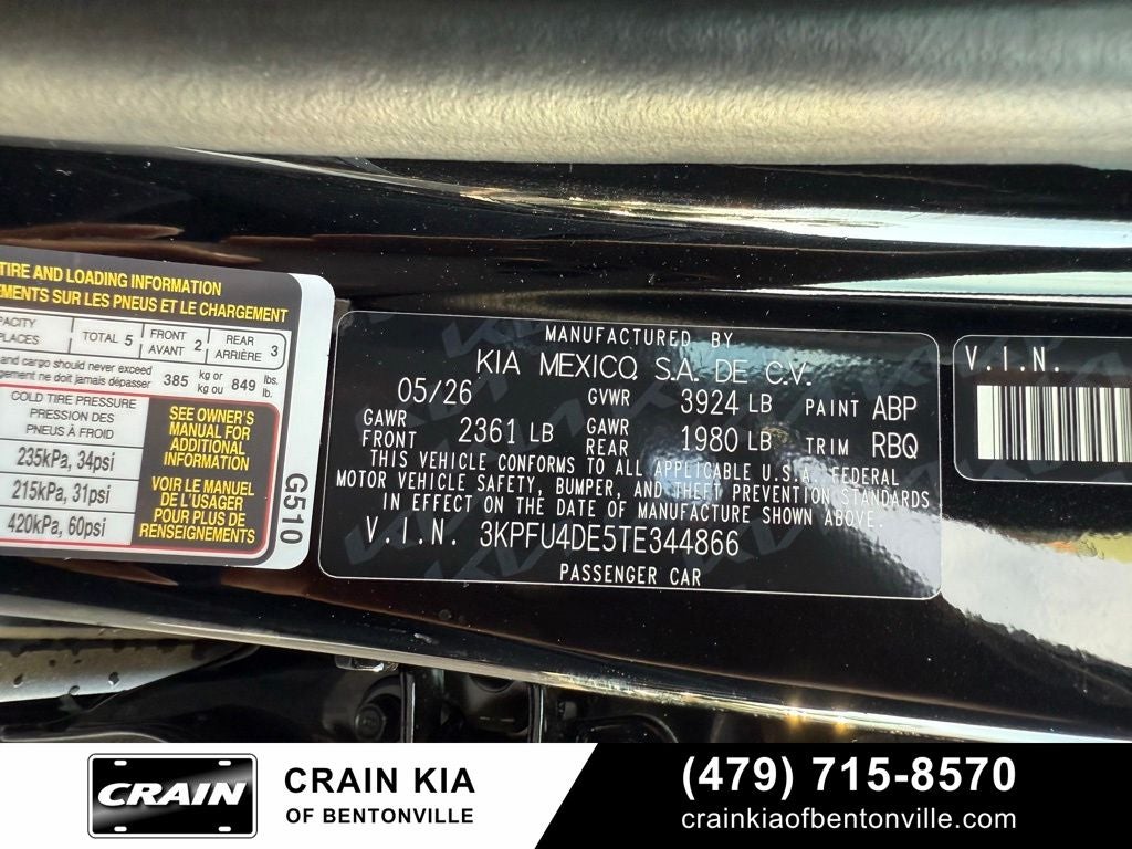 2026 Kia K4 EX