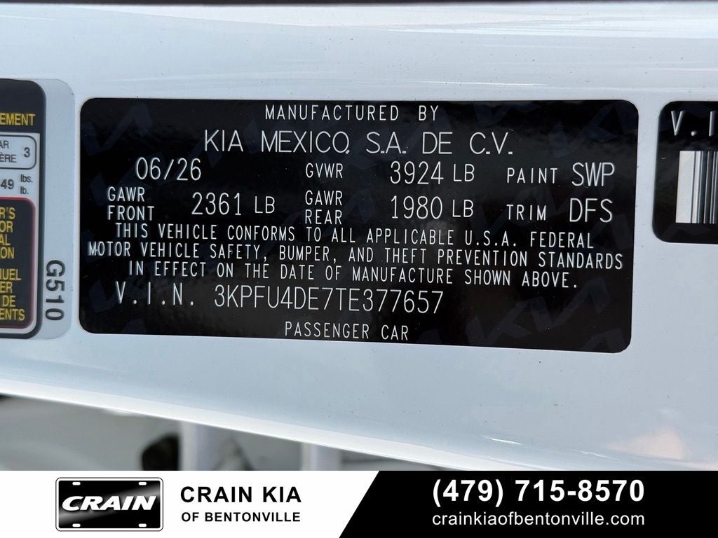 2026 Kia K4 EX