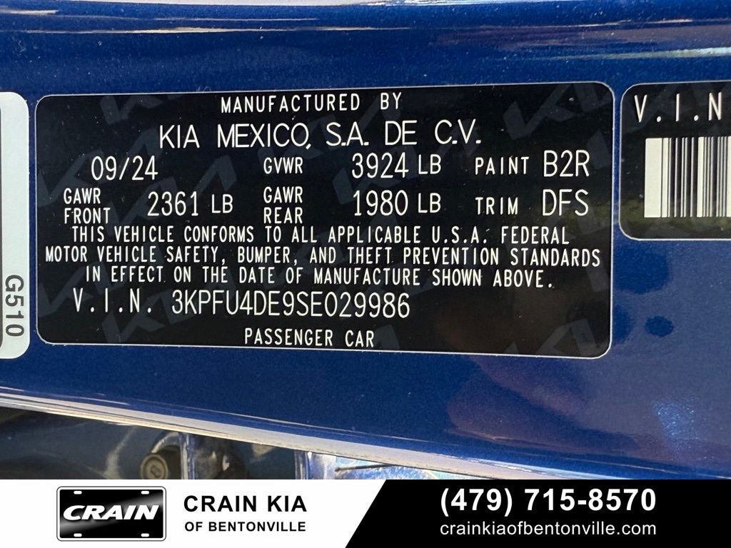 2025 Kia K4 EX - KIA CPO / CLEAN CARFAX / ONE OWNER